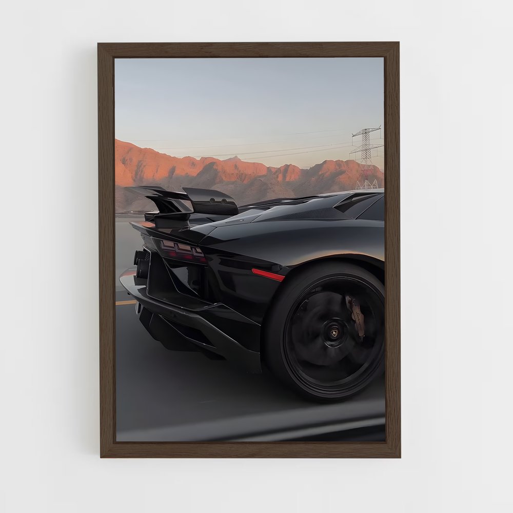 Poster Aventador svj rugit – affiche Lamborghini (vue 5)
